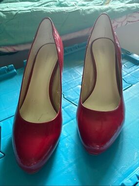 ETIENNE AIGNER Red  High Heel Pumps